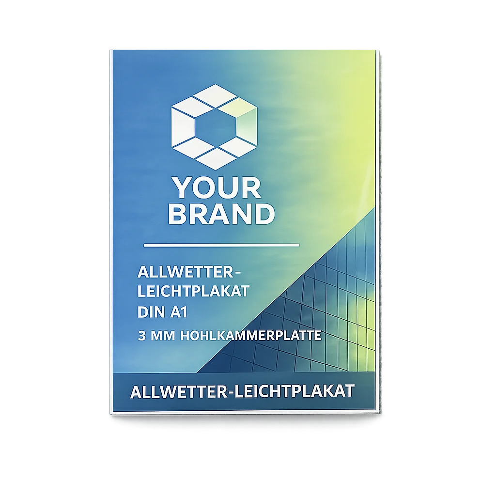 Allwetter Leichtplakate