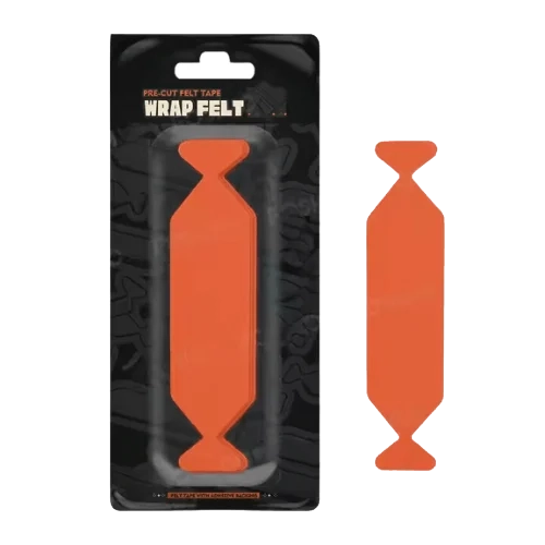 Rakel-Filz – Flügelförmig Orange 10-teiliges Set
